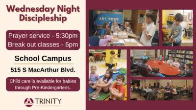 Discipleship – Bible Study Opportunity