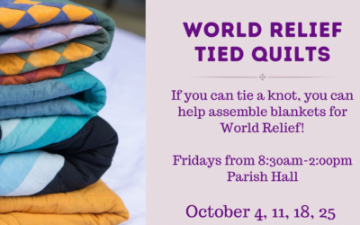 World Relief Tied Quilts