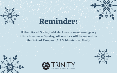 Winter Weather Schedule