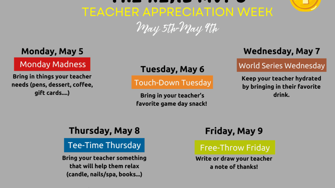 Teachers Appreciation Week