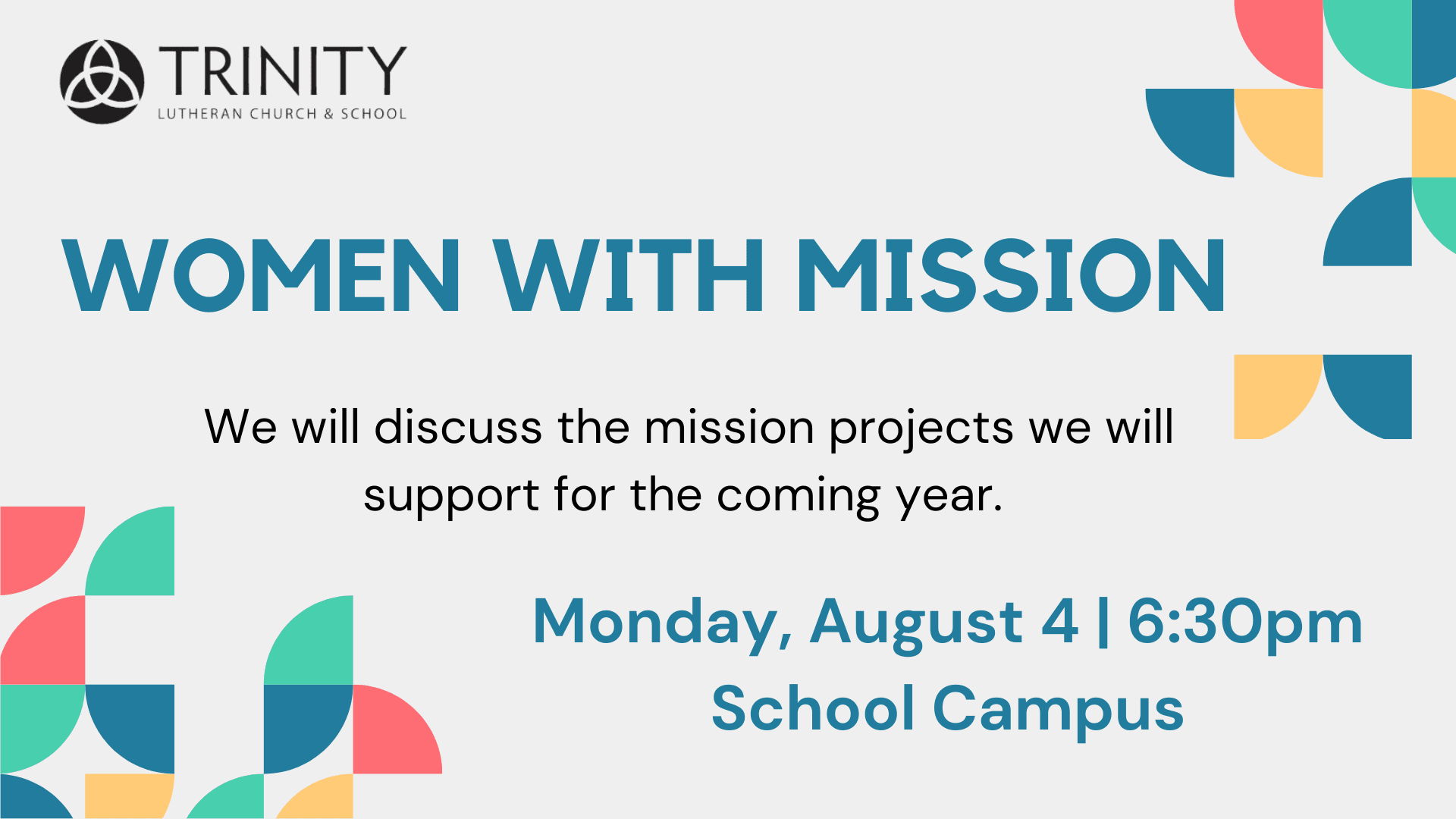Women with Mission Planning Event