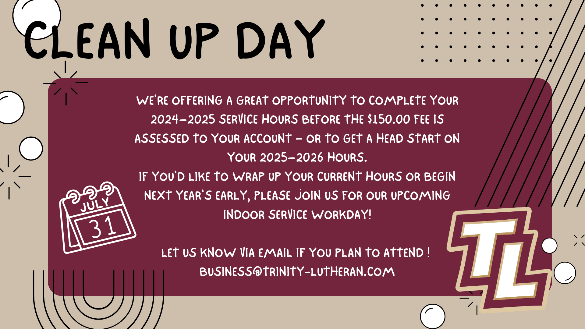 Clean Up Day