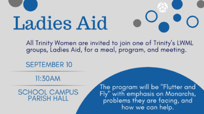 Ladies Aid September Meeting
