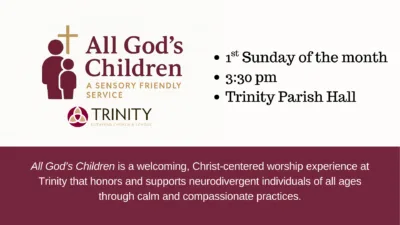 All God’s Children – A Sensory Friendly Service