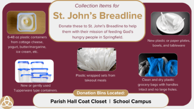 Collection Items for St. John’s Breadline