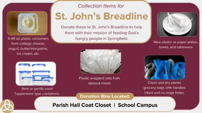 Collection Items for St. John’s Breadline