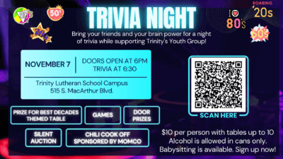 Trivia Night, Silent Auction, and Chili Cookoff