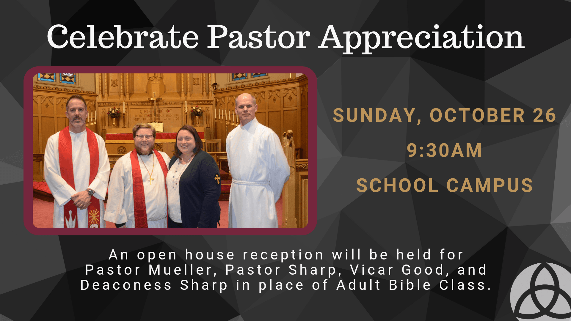 Pastor Appreciation Open House