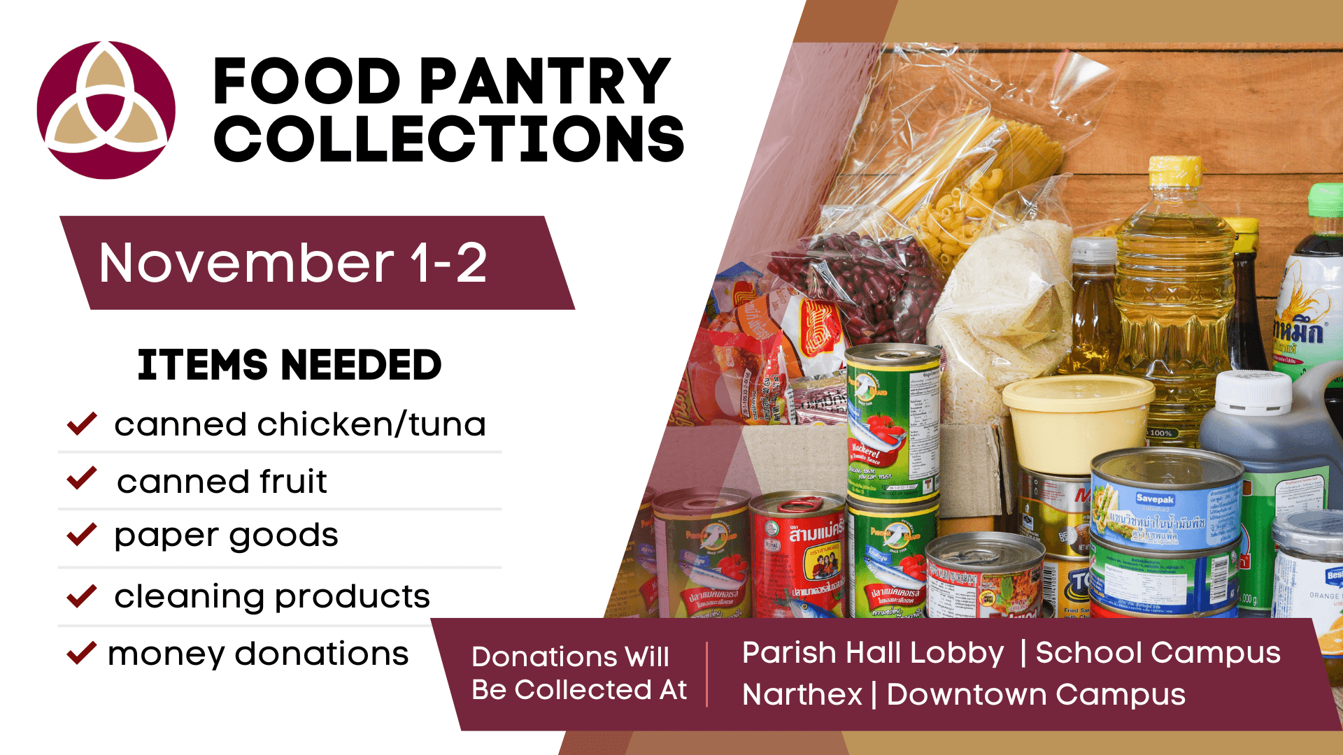 November Food Pantry