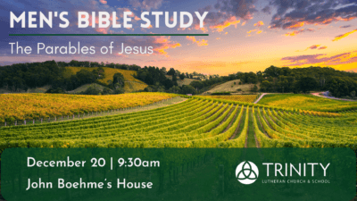 December Men’s Bible Study