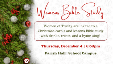 Women’s Lesson and Carols Bible Study
