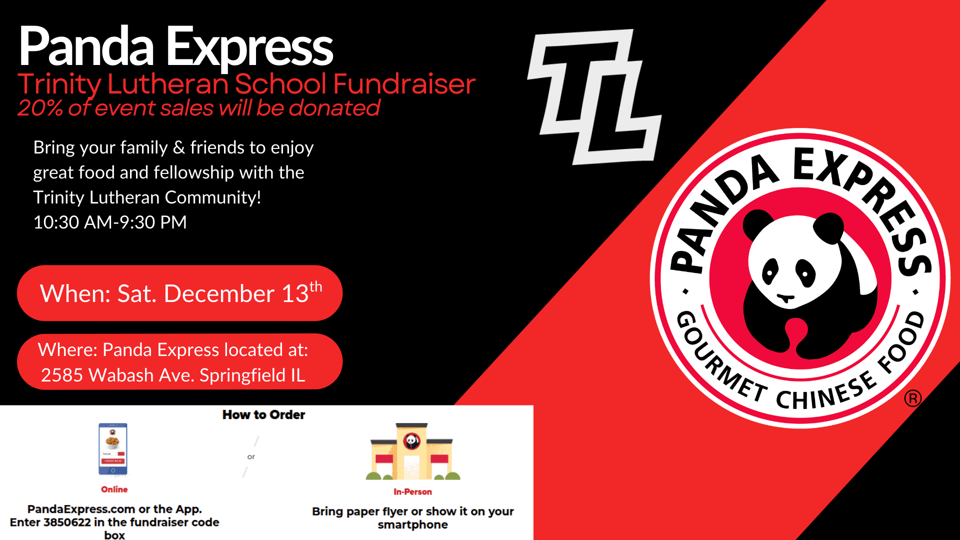 Panda Express Fundraiser