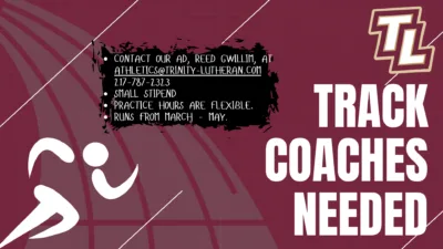 Track Coaches Needed!!
