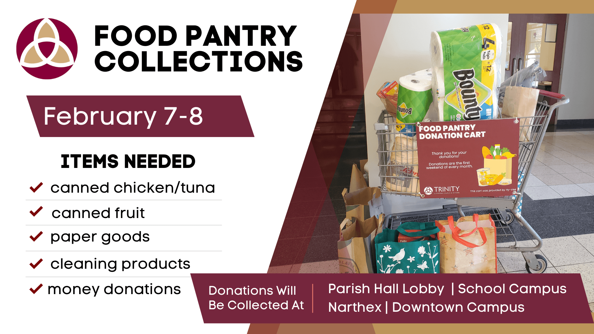 February Food Pantry Reminder