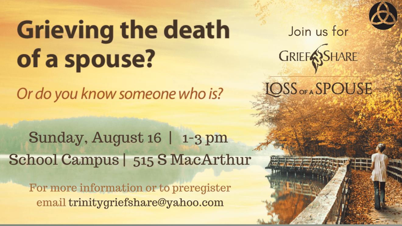 Loss of a Spouse GriefShare Seminar