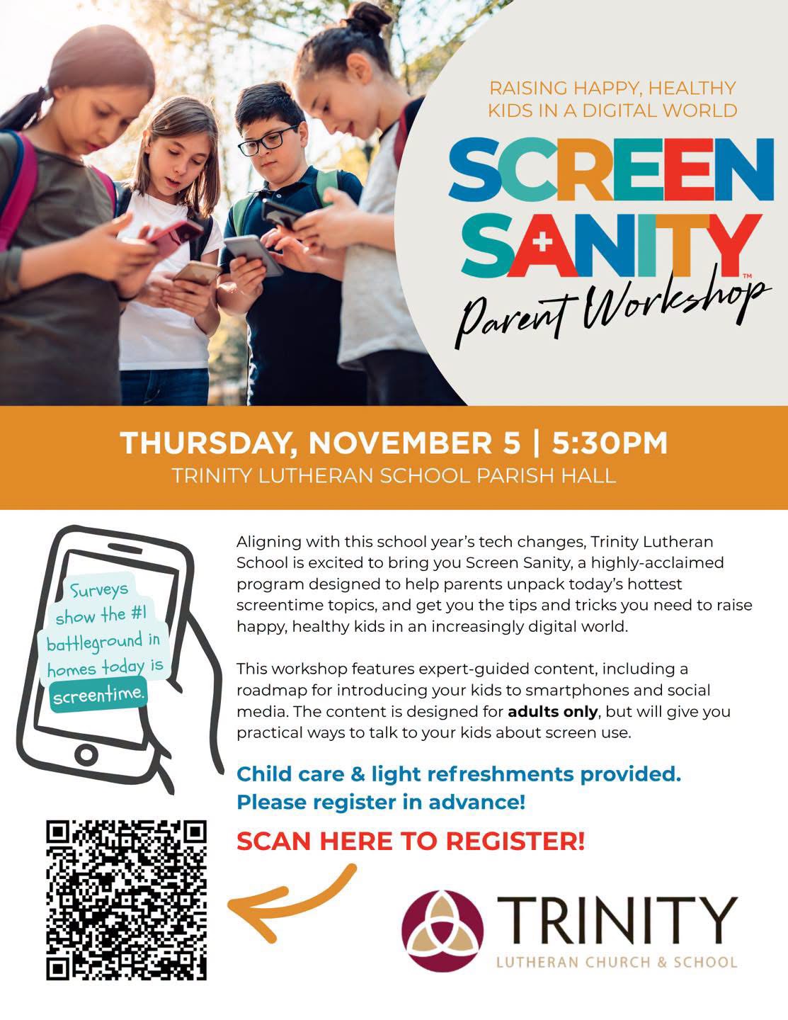 Screen Sanity Workshop